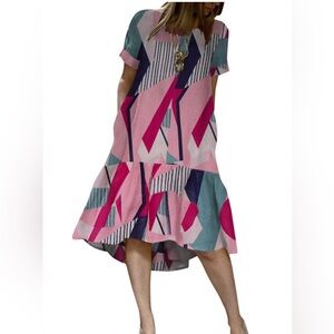 Beautiful Artsy Boho highlow dress